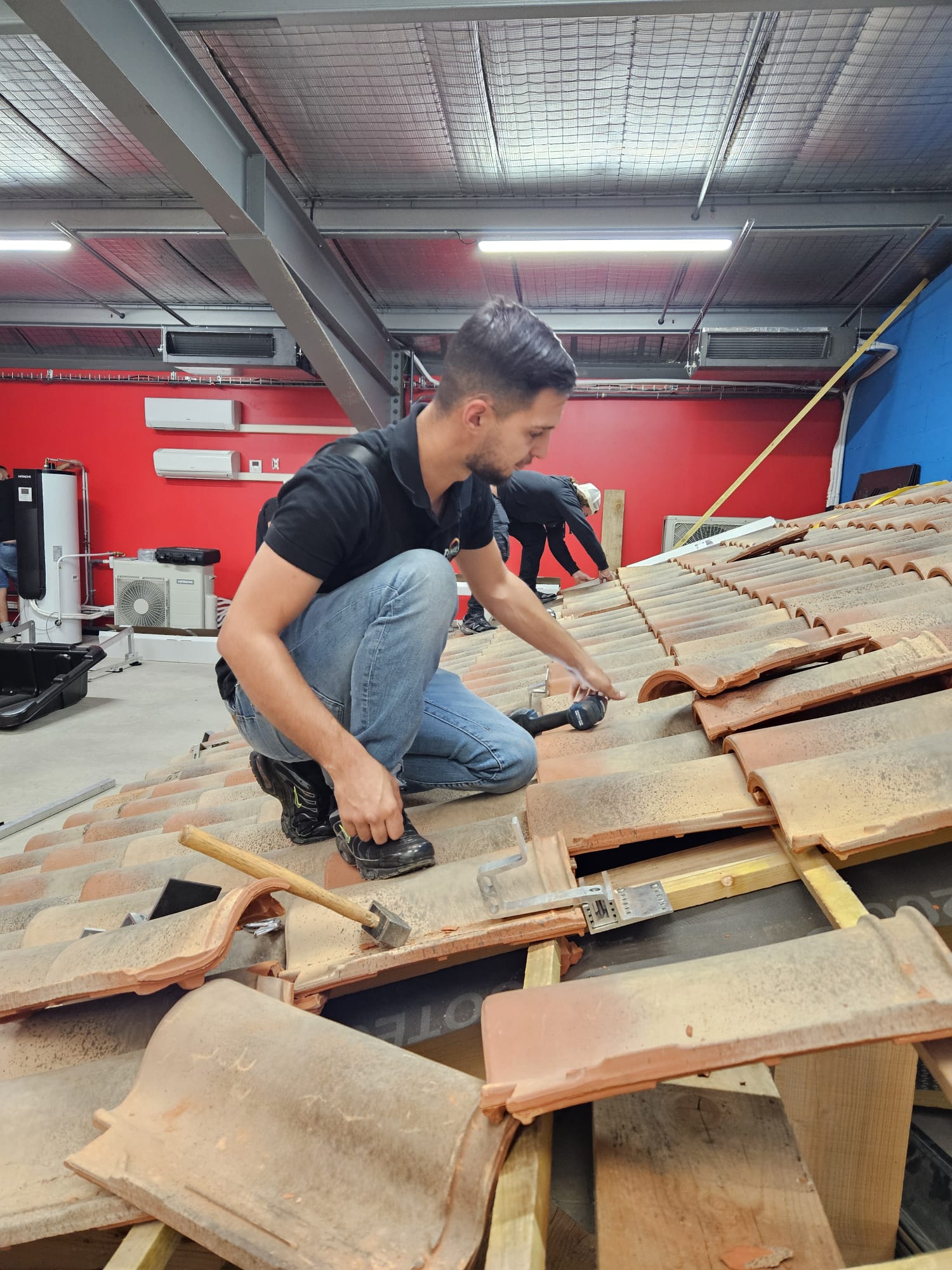 Formation pratique sur toiture au centre Oxideve de Toulouse