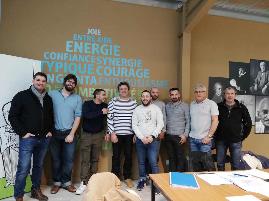 L'équipe du centre de formation Oxideve à Toulouse
